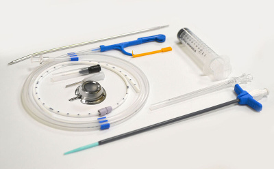 Система для венозно-артериального доступа c портом эллипсовидным PORT TI (титановым) с катетером 8 F и набором для установки купить оптом в Севастополе