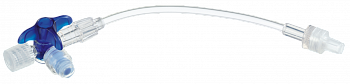 Кран 3-ходовой Дискофикс С с Сэйффлоу 360° синий линия 75 см купить в Севастополе